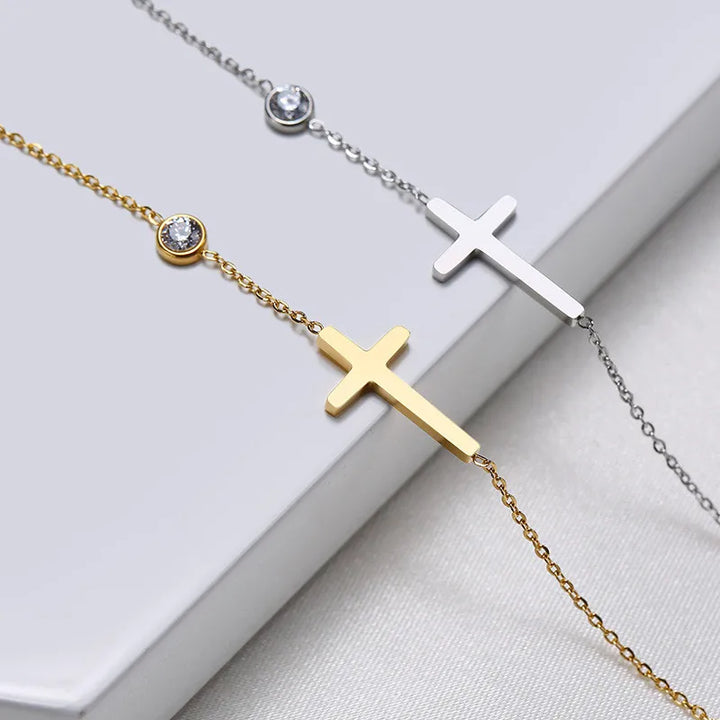 Pulseira Fé com Zircônia