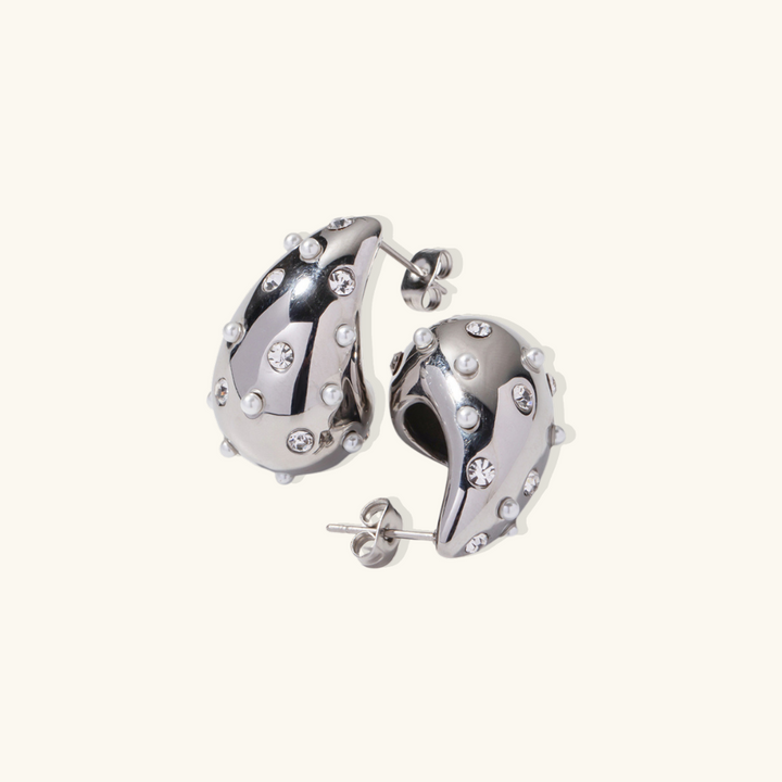 Sparkling Teardrop Earrings