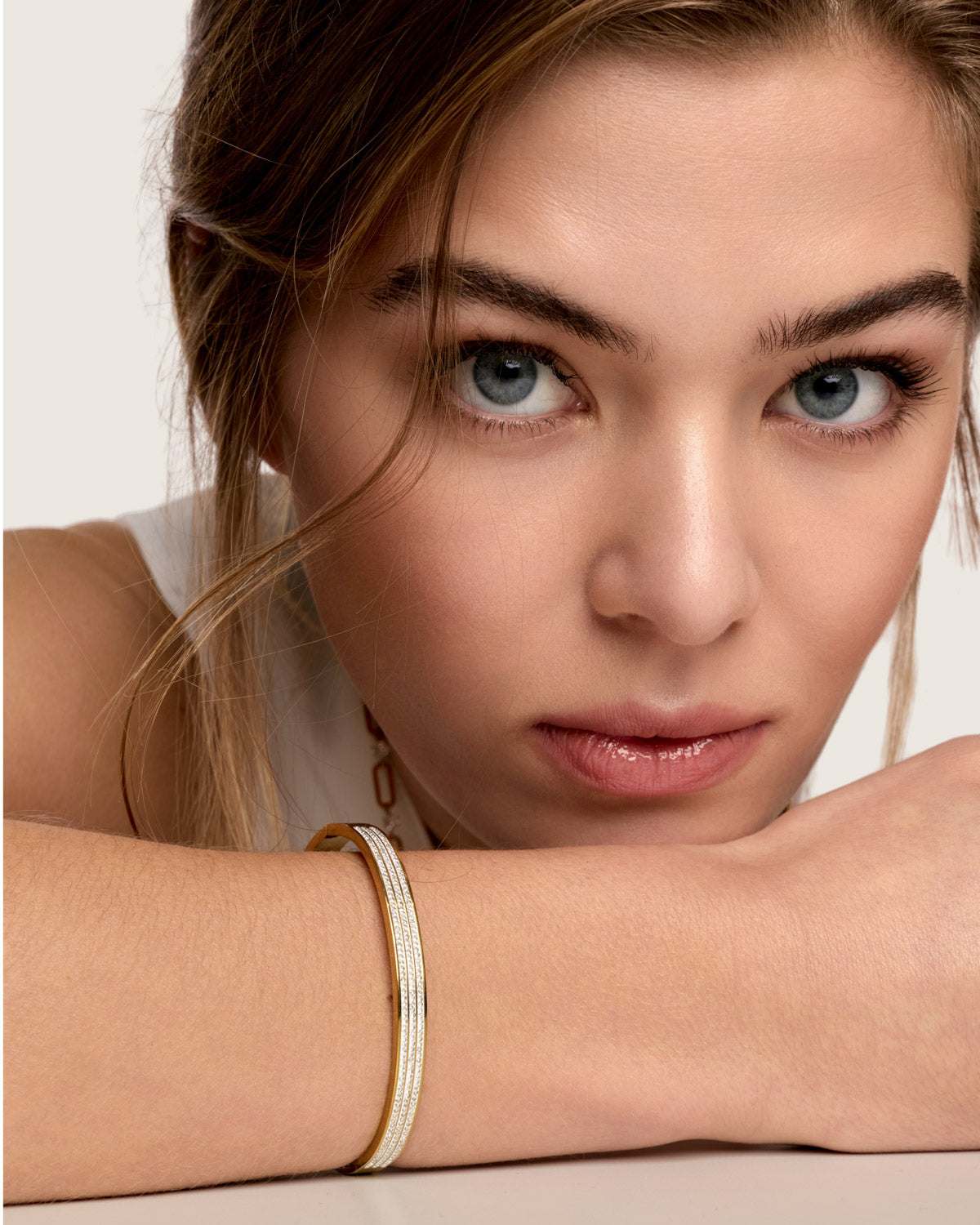 Bracelete Mônaco Banhado em Ouro 18k