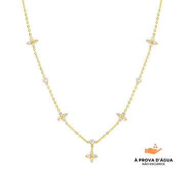 Colar Florenza Banhado em Ouro 18k