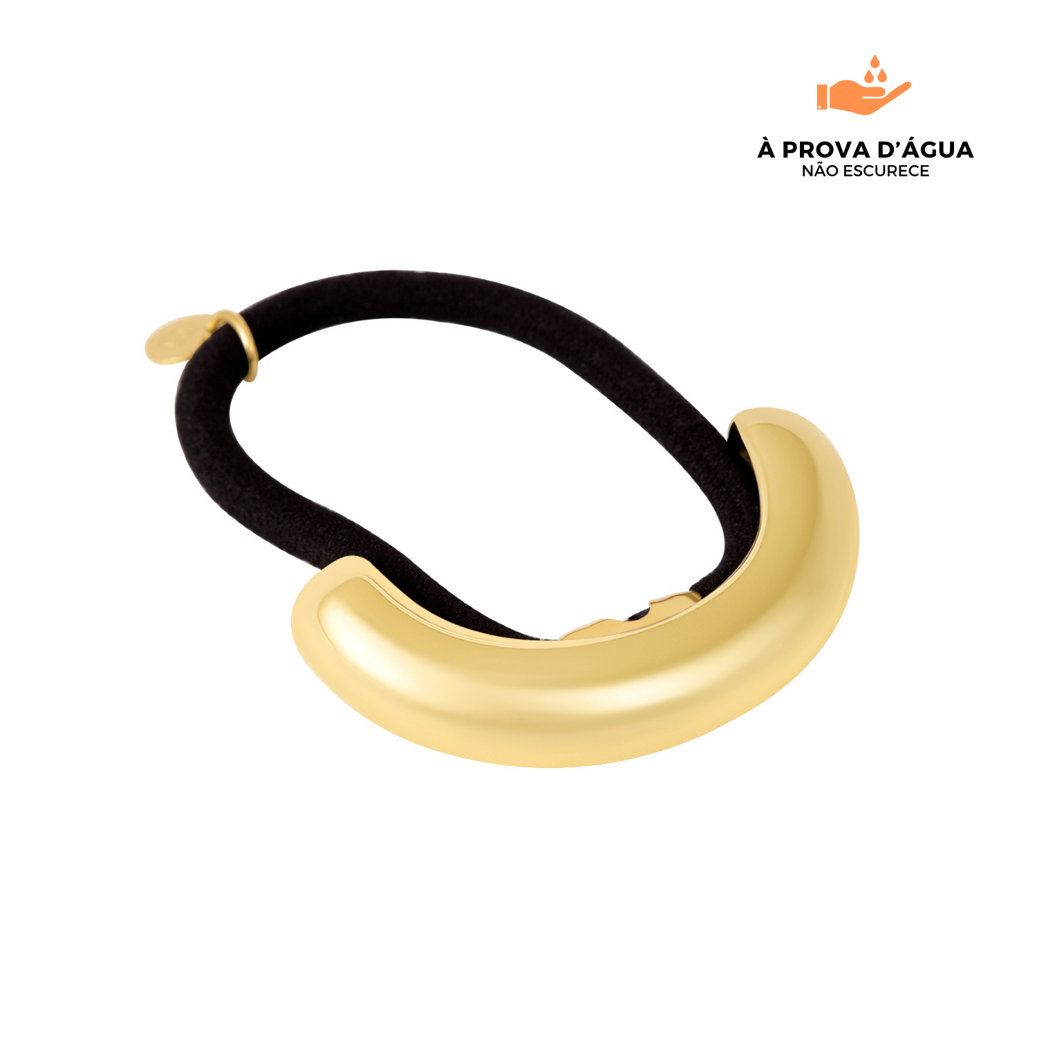 Elástico Glamour Banhado em Ouro 18k