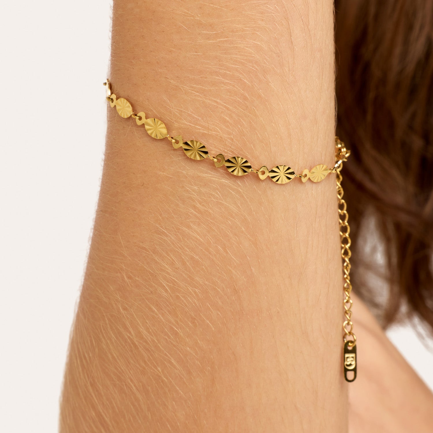 Pulseira Áurea Banhada em Ouro 18k