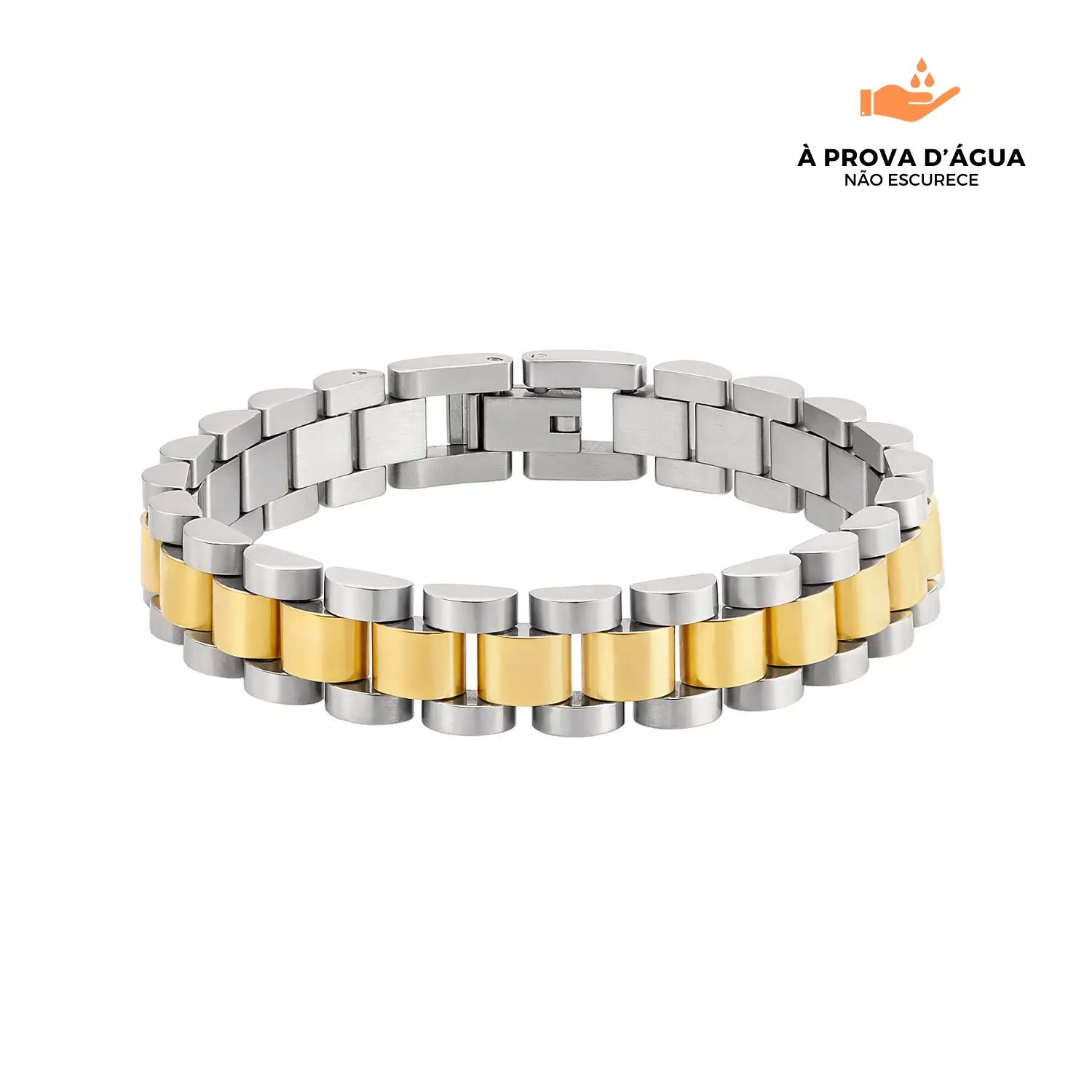 Pulseira Milano Slim Bicolor