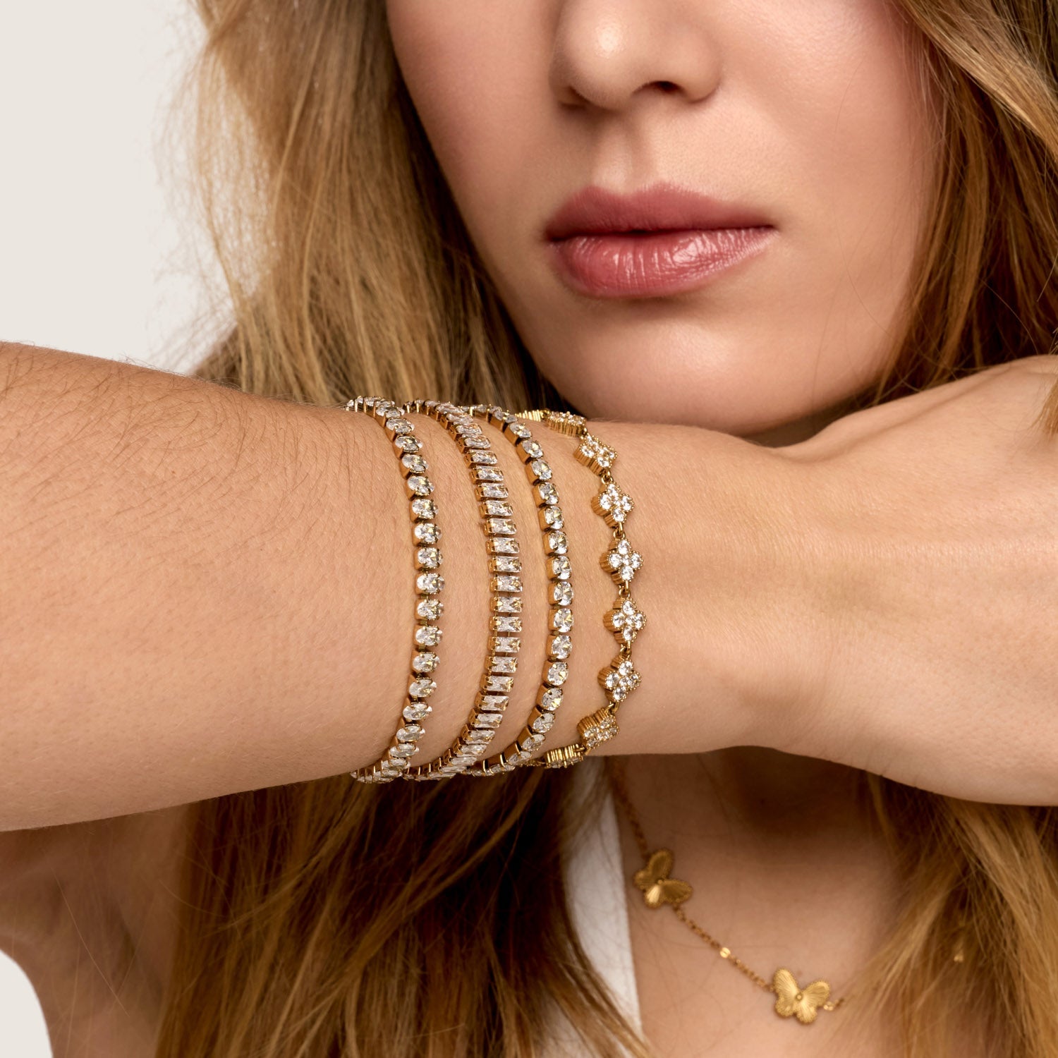Pulseira Trevo Beout Classic Banhada em Ouro 18k