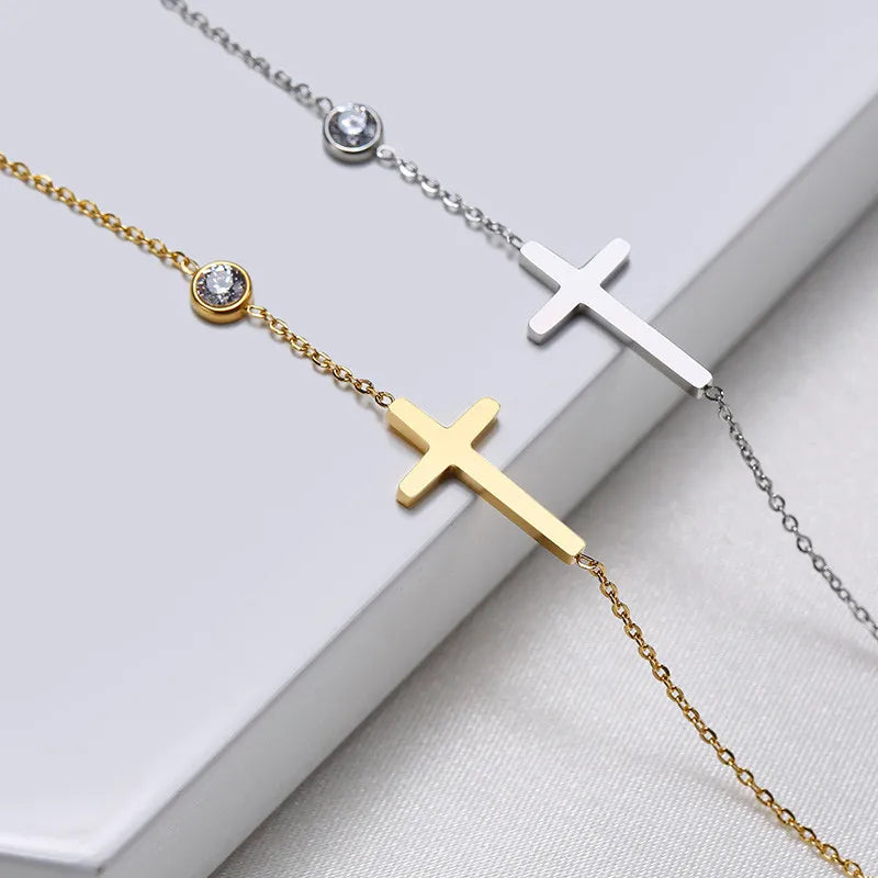 Pulseira Fé com Zircônia